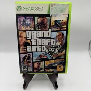 Grand Theft Auto V Microsoft Xbox 360 Game M Rockstar NTSC 2013 2 Disc Action